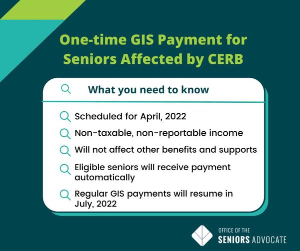 GIS for Seniors CERB